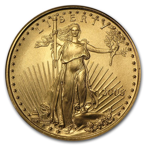 2005 1/4 oz Gold American Eagle BU 2005 1/4 oz Gold American Eagle BU